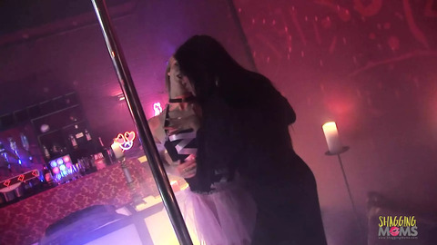 Club kingpin scores with two employee bimbos