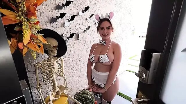 Charming Cosplay Babe gets deepthroat and big shaft treatment