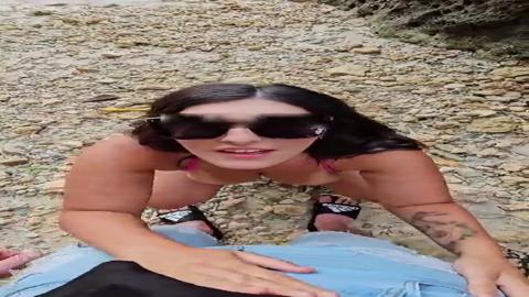 Unleashing Unbridled Sexual Savagery: Beachside Blowjob Battle royal