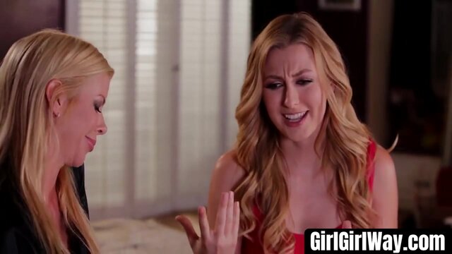 Naughty MILF Alexis Fawx learns lesbian tricks from Alexa Grace