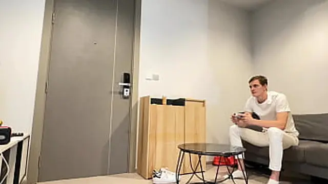 Asian wife seduces husband in wild three-way encounter