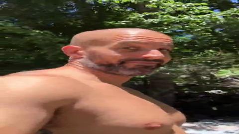 POV of the wife going down on me in the woods