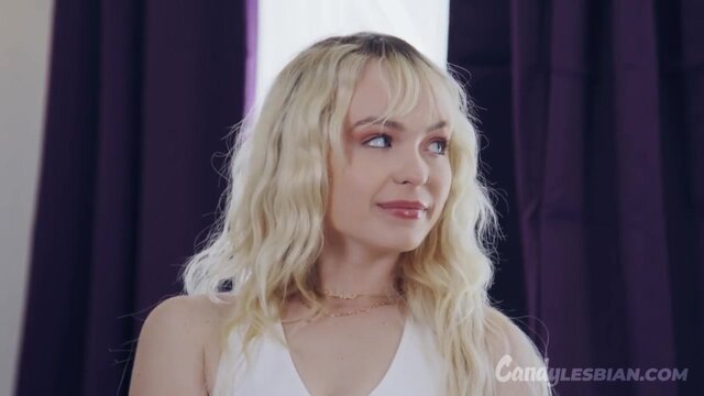 sexy MILF kisses and fucks her young lesbian girlfriend