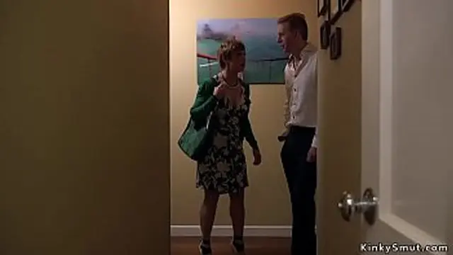 Mark Wood is got horny after saw his Milfs date girlfriend naked and then in threesome bondage anal fucked them