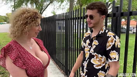 Creampied cougar Sara Jay spreads her legs for Apollo Banks, face fucking and deep throating his cock before riding that stiff dick to orgasm! Full Videos & More @ SaraJay.com!