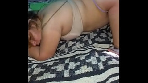 Foursome sex on the mattress while we're watched on webcam