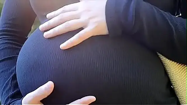 Pregnant MILF seduces young stud for iPhone sale