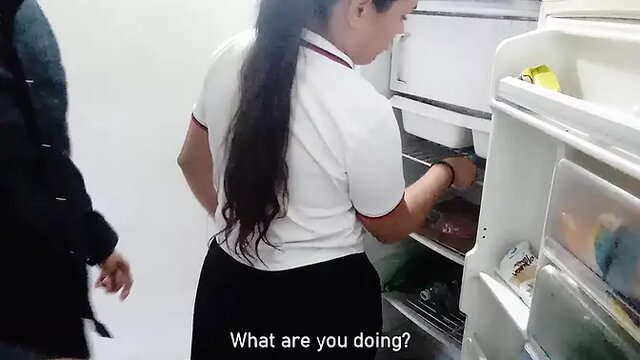 Stepdad's deep anal pounding makes 18-year-old Latina scream