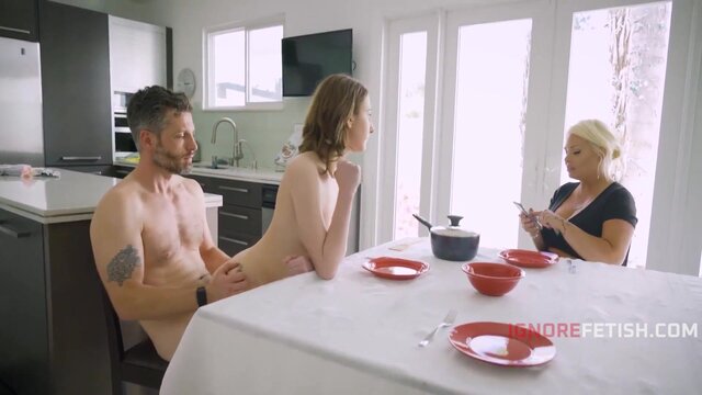 Stepping up for some hot step-daughter sex