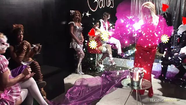 Two insatiable whores share massive hard cocks