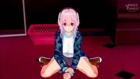 Super Sonico seeks relaxation, finds arousal