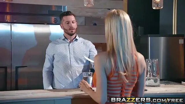 Fake tits and ass pounded in DP threeway