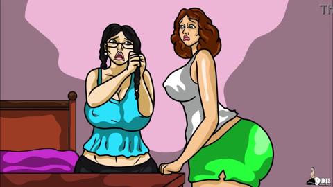 Dirty Pawg Mom Sucks Young Daughter's Tight Pussy✌ for Family Fun