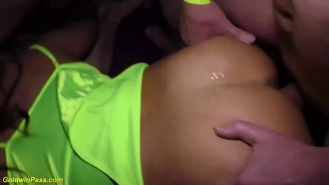 Gerdy gets massive cock🌭 pounded in German swinger party