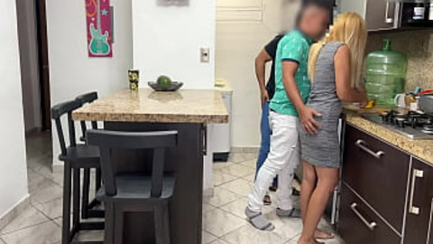 Wife Fucked While Husband Cheats with Best Friend's Wife