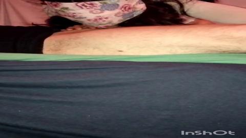 Step Mom watches and encourages son's masturbation