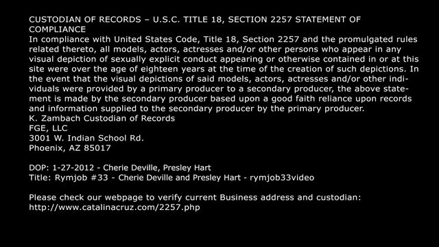 Cherie Deville licks girls asshole