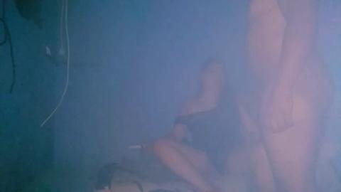 Clouds of smoke fuel hot party sex
