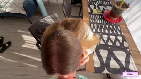 Raw dogged step-mom's BBC during business phone call, hubby approved, no complaints