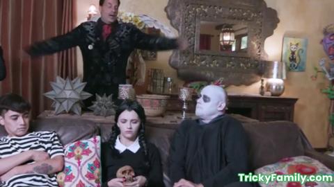 Two sultry sluts get ravaged by perv stepdad, their bodies pounded into submission
