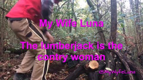 Ravaged by the rugged woodsman's rugged rod