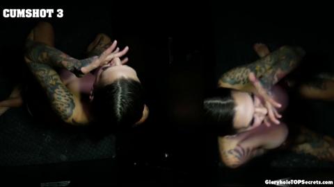 Milf Rocky Sucks Seven Huge Gloryholes In Intense POV Session