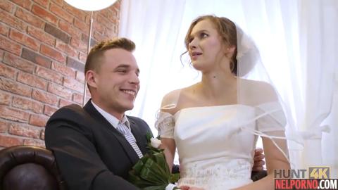 Wife Dicked By Mate In Bridal Gown, Bringing Her To Orgasm💦 - Stacy Cruz