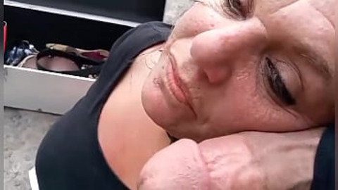 Mature Woman Masturbates Solo in Spa