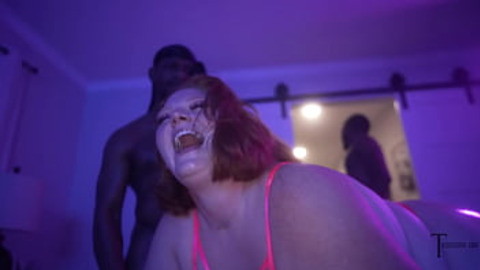 SSBBW Julie Ginger Devoured By Multiple Hard cocks