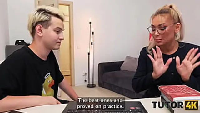 Mad MILF Tutor In Stockings Turns Horny🥵 &mdash;  Tests Dicks For Hot Sex 4K