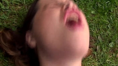 Massive-titted Brunette Devours Outdoor Fuck